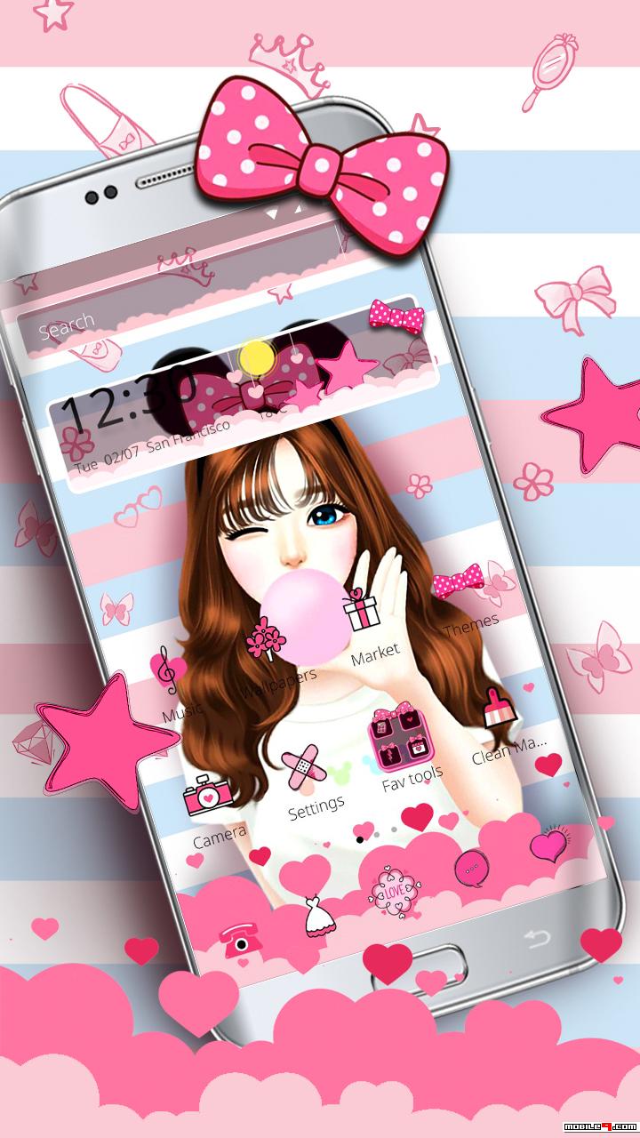 download pink love bow girl launchar theme go launcher themes 4902270 mouse hot lady cute minnie beautiful girl bow love pink mobile9 pink love bow girl launchar theme