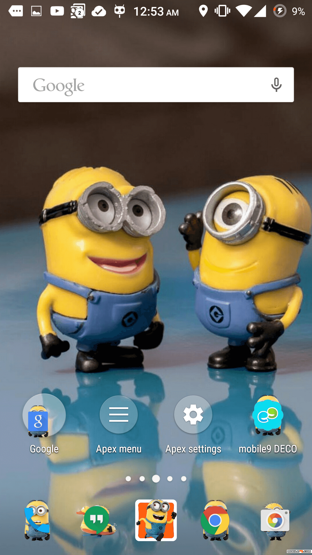 Download Minions android launcher theme Apex Launcher Themes - 4460469 -  2015 gru blue black free theme android minions | mobile9