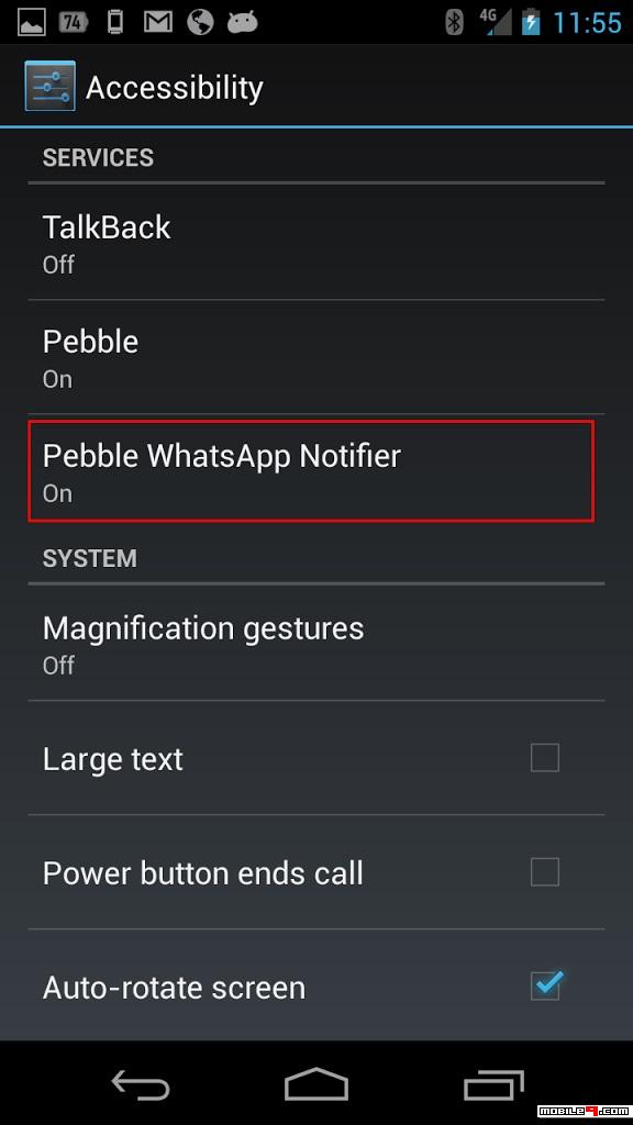facebook notifier for pebble