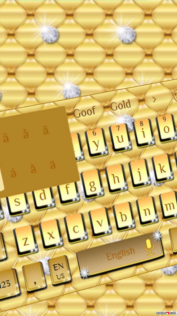 Download Luxury Gold Keyboard Theme GO Keyboard Themes - 4754400 ...