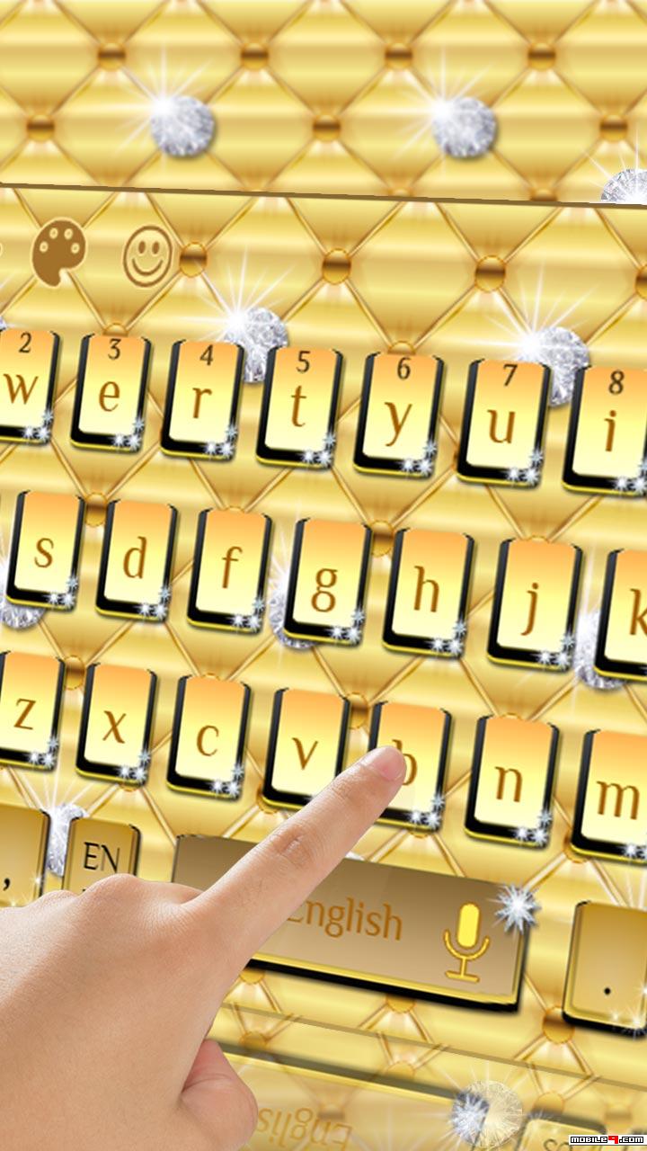 Download Luxury Gold Keyboard Theme GO Keyboard Themes - 4754400 ...