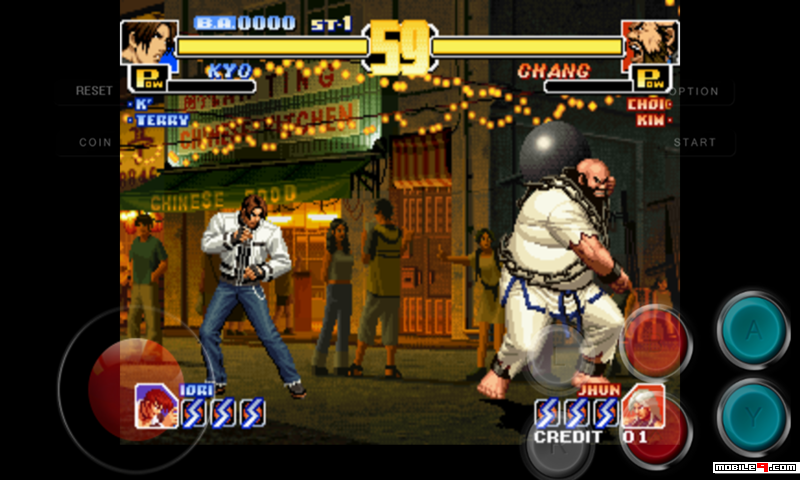 the king of fighters 99 game online