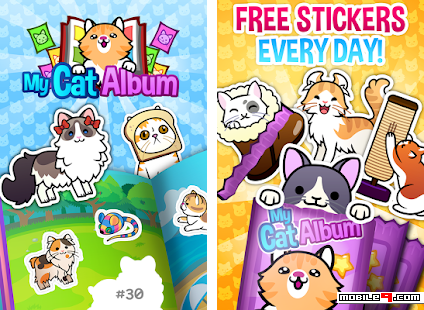 Download My Cat Album - Adorable Kitty Sticker Book Android Games APK ...