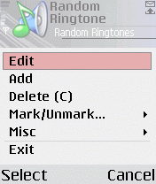 Рингтон инструмент. Rollerball for Symbian. Рингтон edit